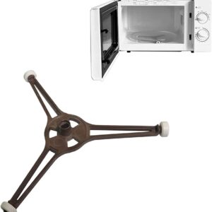 Soporte universal de triple brazo para plato de vidrio de horno microondas giratorio