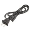 Cable de alimentación tipo figura de 8 (IEC 60320 C7) estándar de color negro
